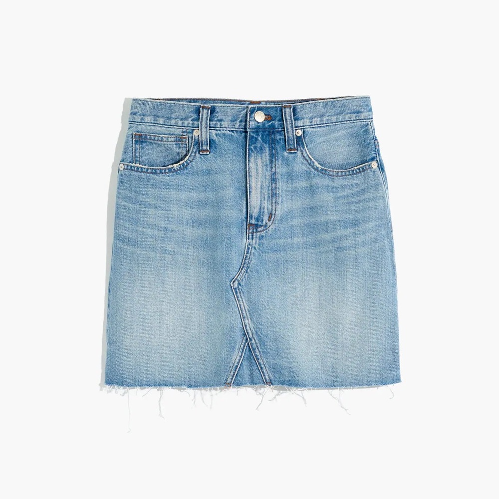 Madewell Blue Denim Skirt